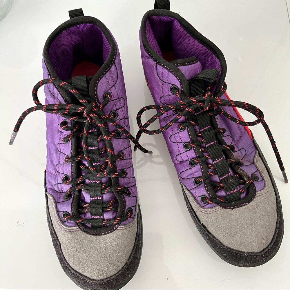 Patagonia / Puff Purple Ikat Performance Waterproof Boots Shoes